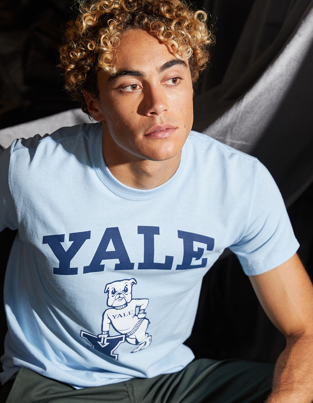 Yale Bulldogs Mens T-Shirt - LIGHT BLUE | Tillys