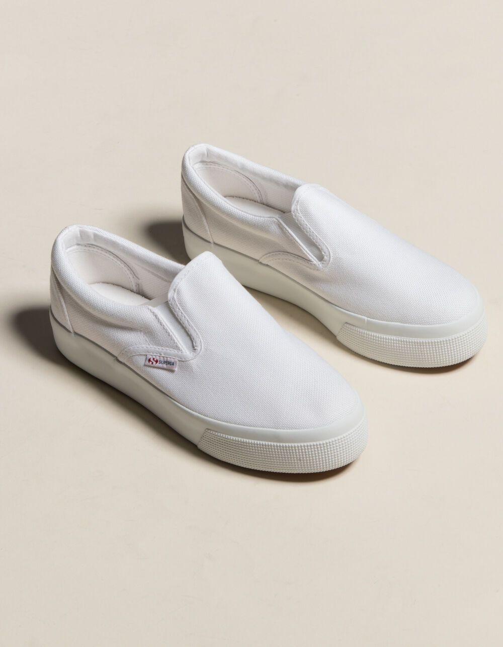 SUPERGA 2306 Cotu Womens Platform Slip-On Shoes - WHITE | Tillys