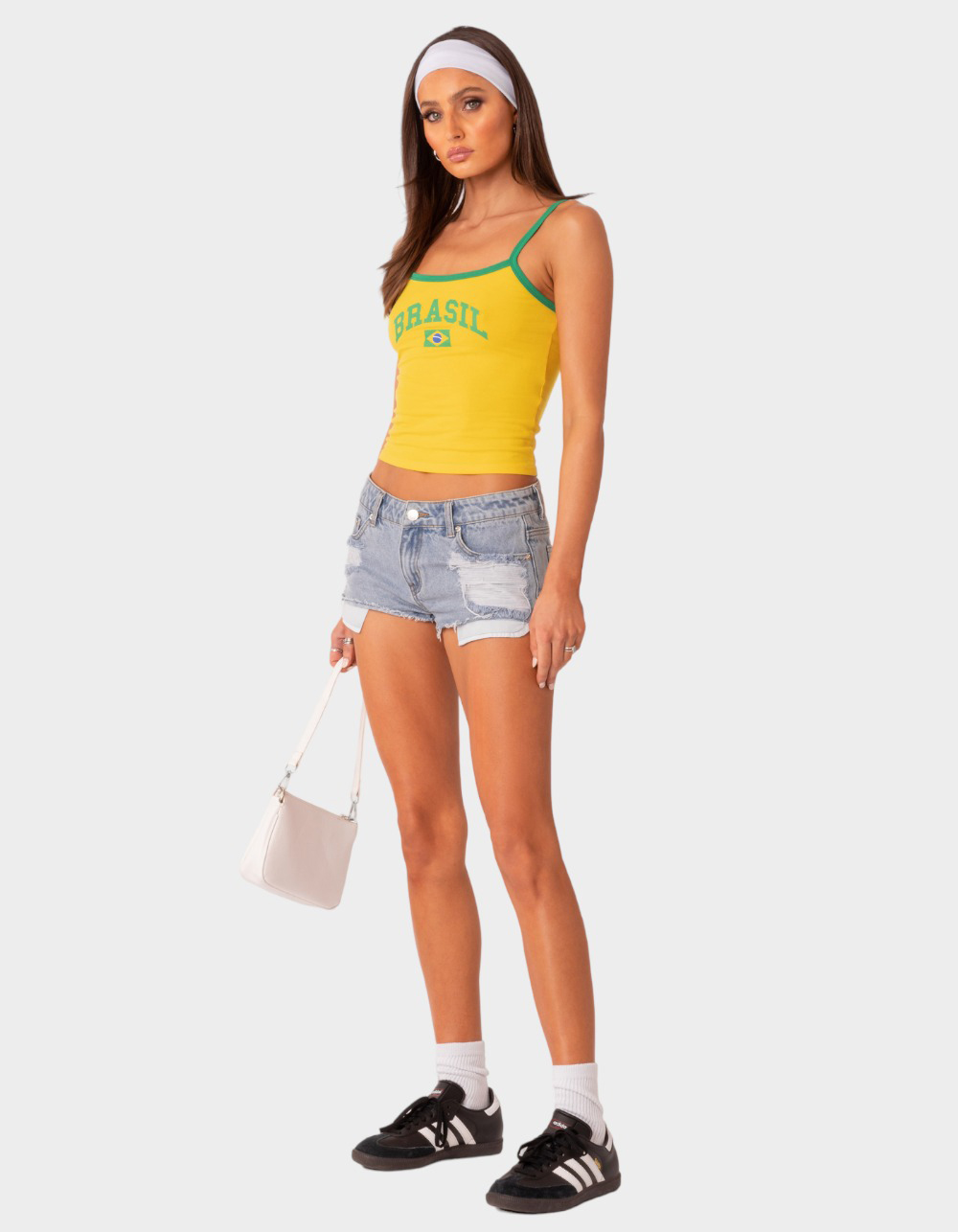EDIKTED Brasil Womens Tank Top - YELLOW
