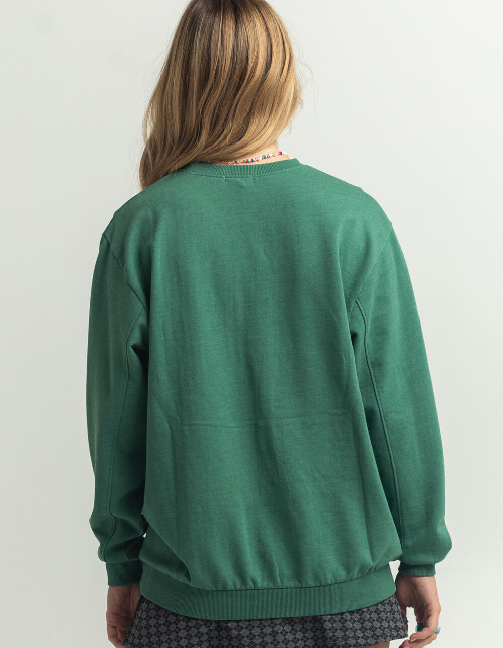 FULL TILT Colorado Womens Embroidered Crewneck Sweatshirt - GREEN | Tillys