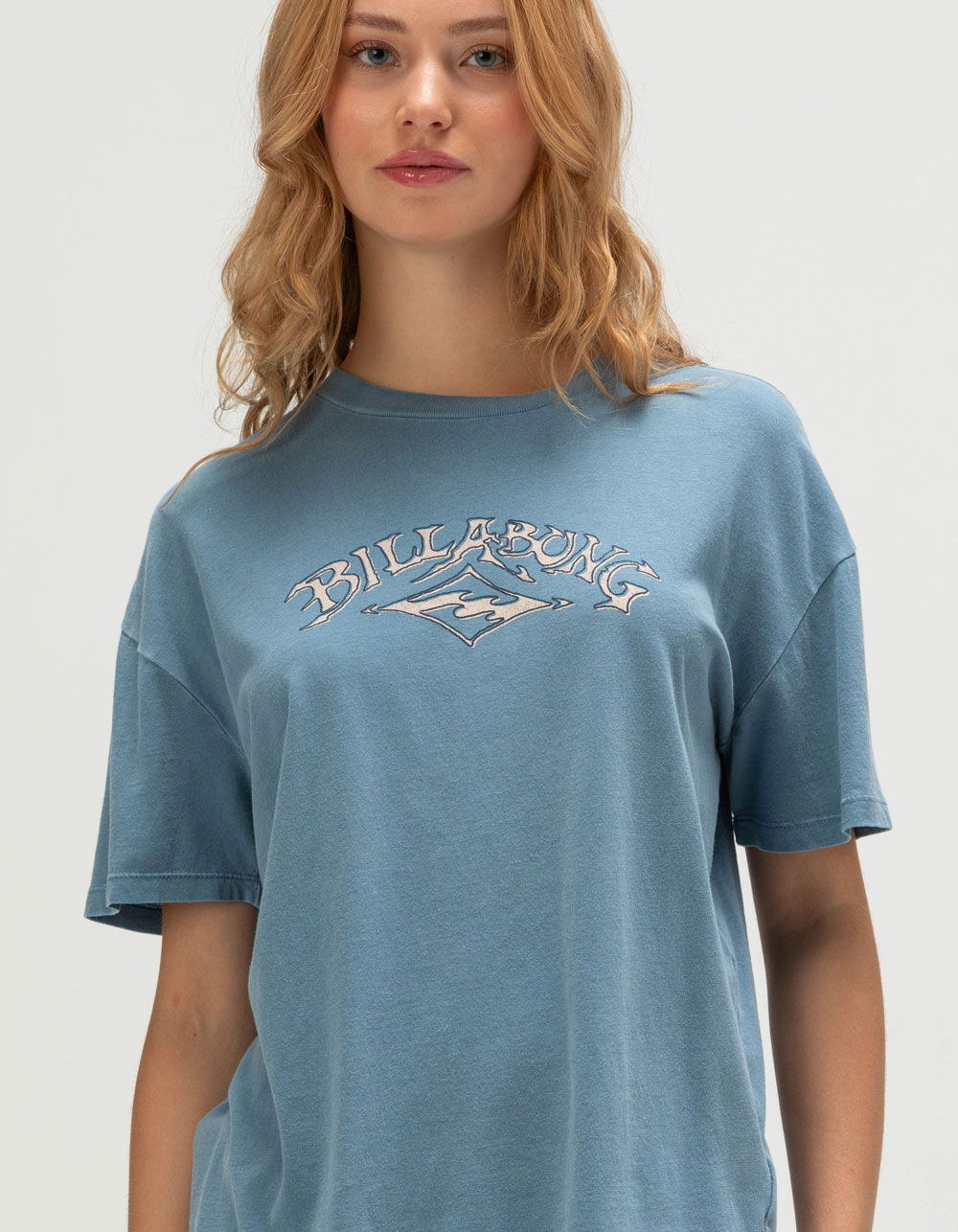 BILLABONG Australian Roots Womens Oversized Tee - BLUE