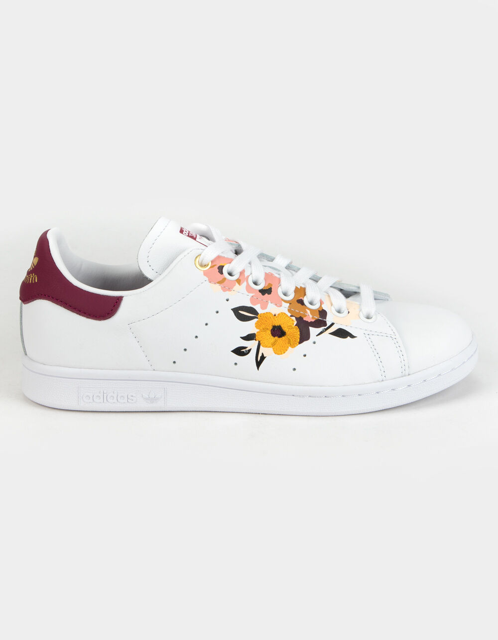ADIDAS Stan Smith Floral Womens Shoes - WHITE/BERRY | Tillys