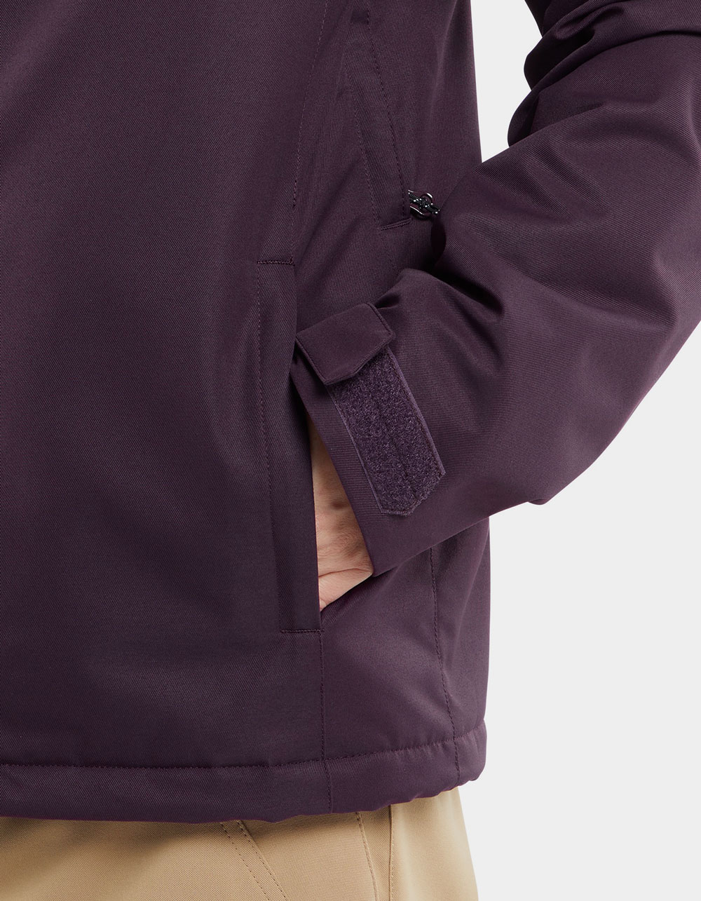 VOLCOM Lindy Womens Insulated Snow Jacket - BLACKBERRY