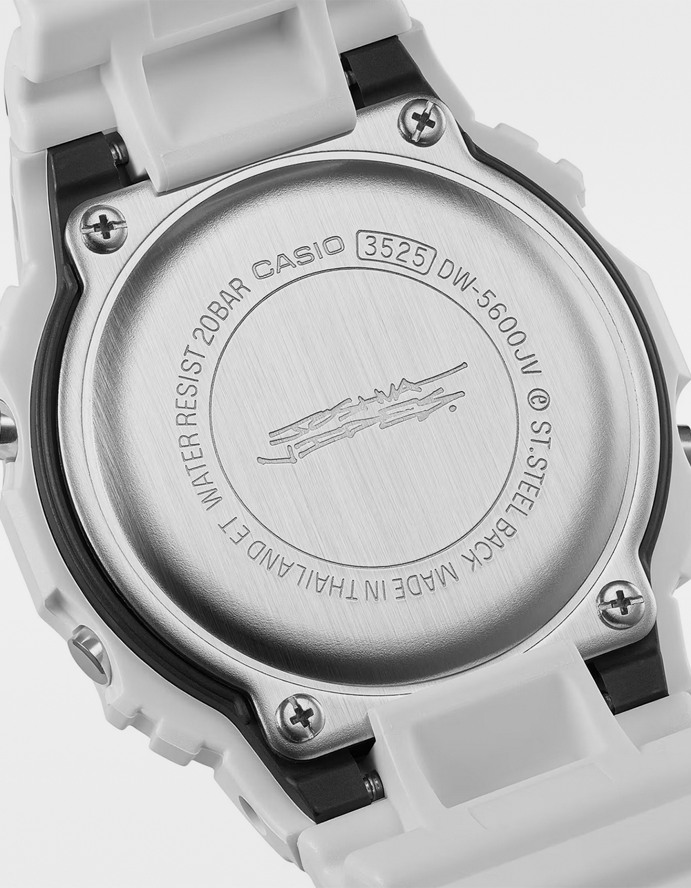 G-SHOCK DW5600JV-7 Watch - WHT/BLK