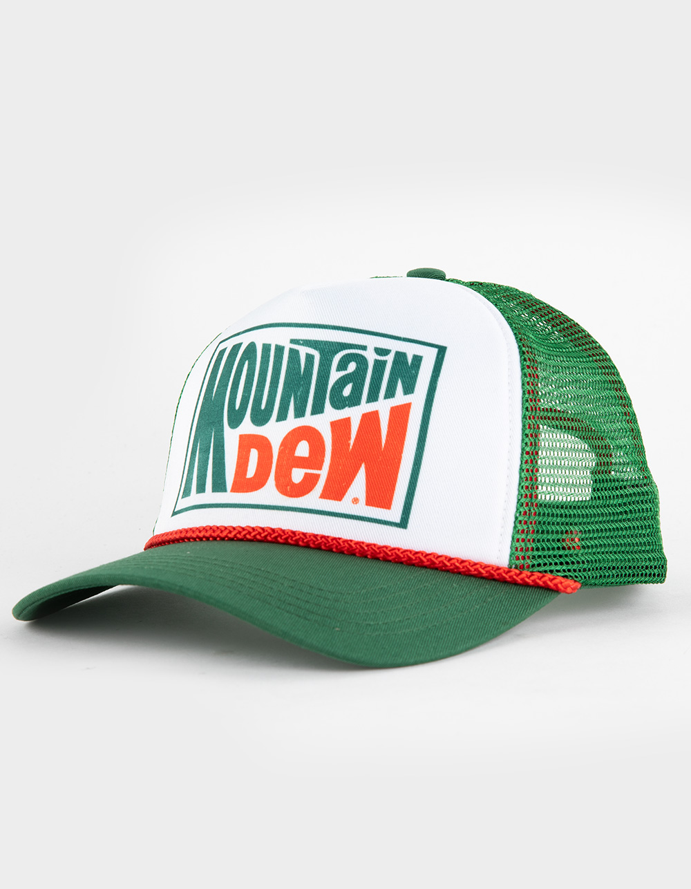 MOUNTAIN DEW Mens Trucker Hat - GREEN COMBO