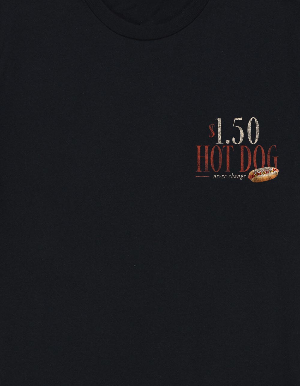 HOT DOG Classic Combo Unisex Tee - BLACK