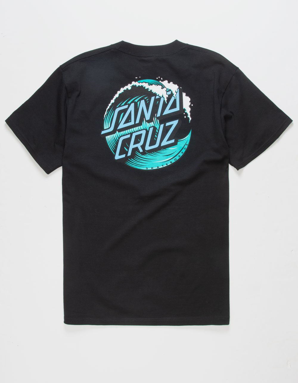 SANTA CRUZ Wave Dot Mens Tee - BLACK