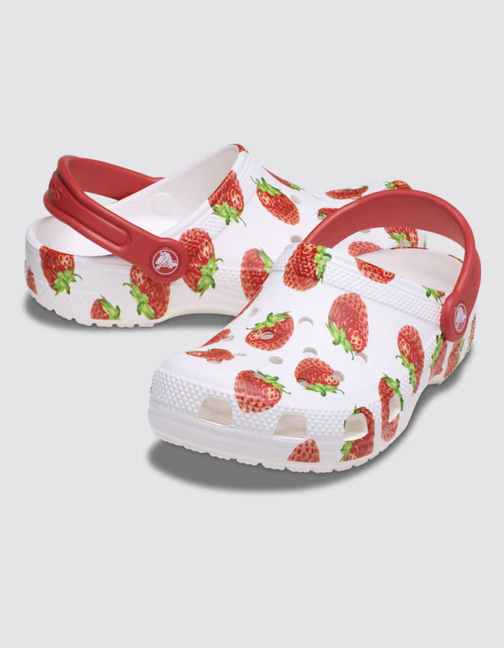 CROCS Fresh Fruits Girls Classic Clogs - STRAWBERRY