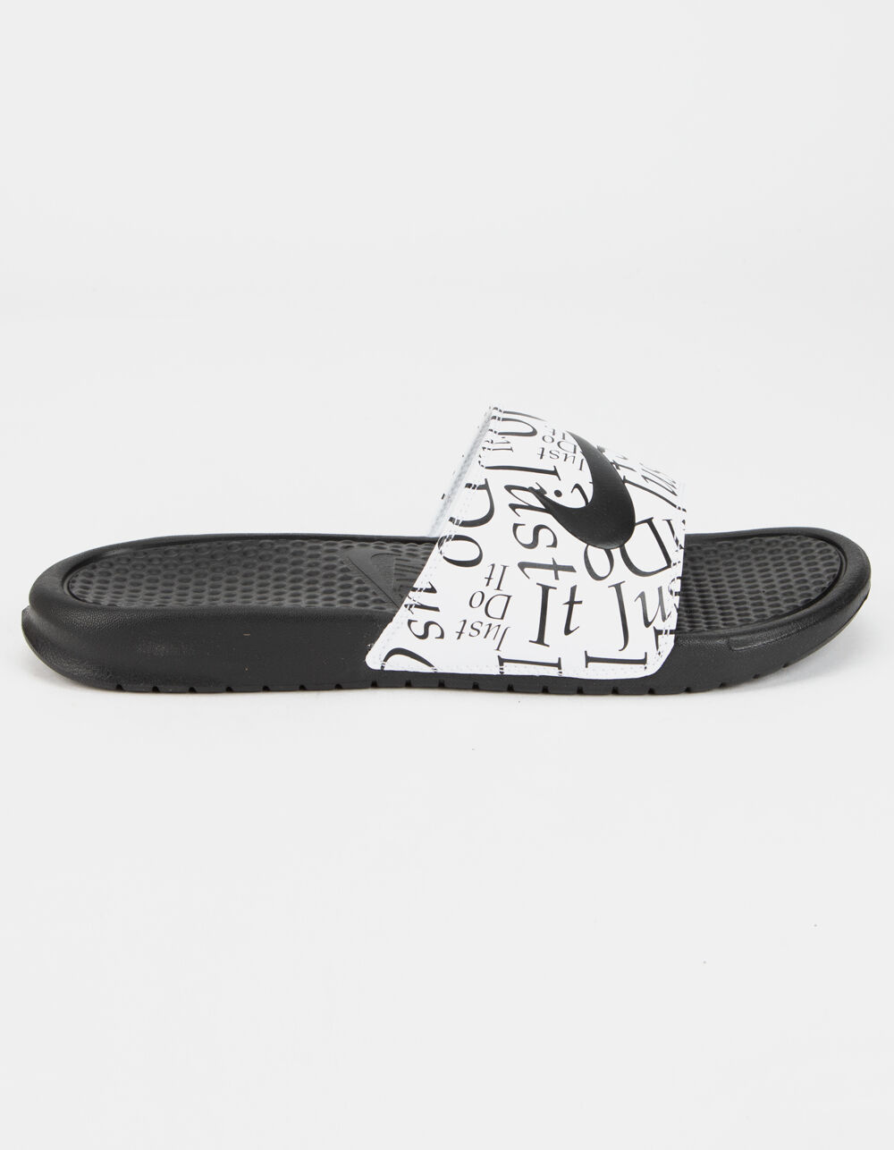 NIKE Benassi JDI Print Mens Sandals - BLACK/WHITE | Tillys