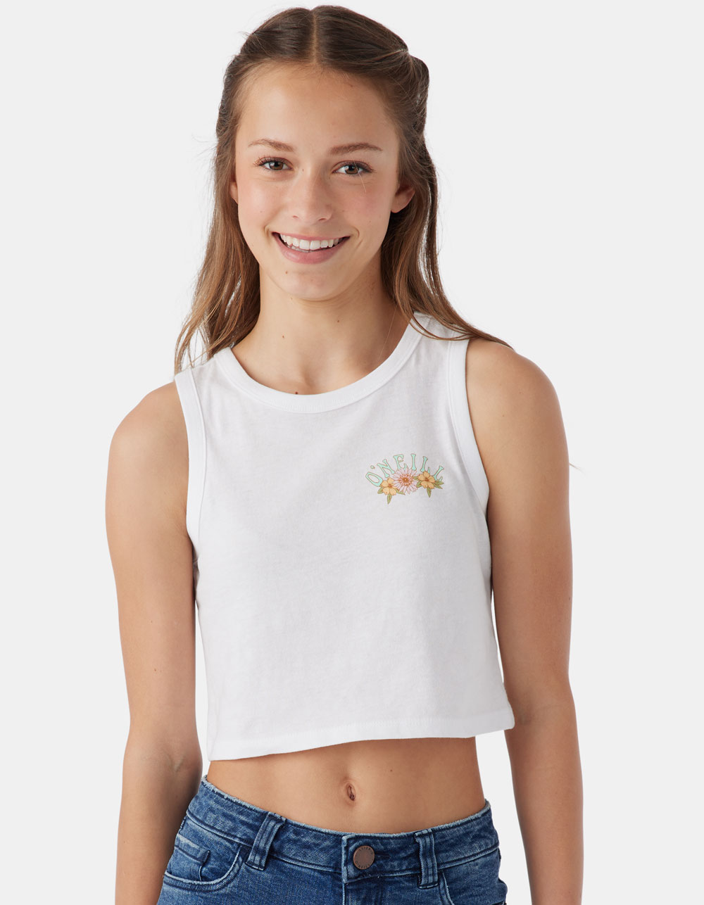 O'NEILL Backyard Girls Tank Top - WHITE