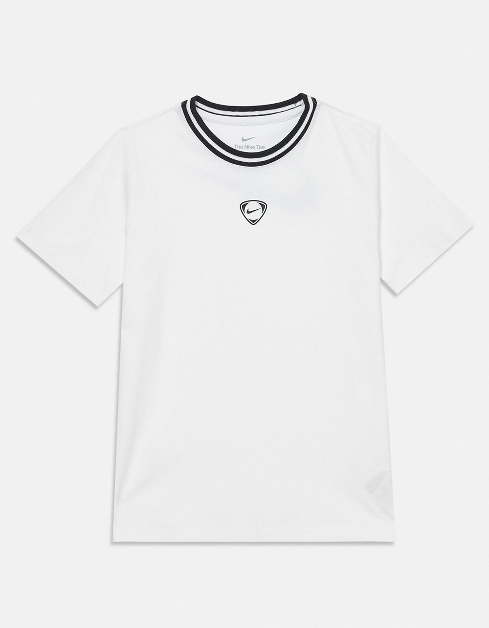 NIKE Logo Boys Tee - WHITE