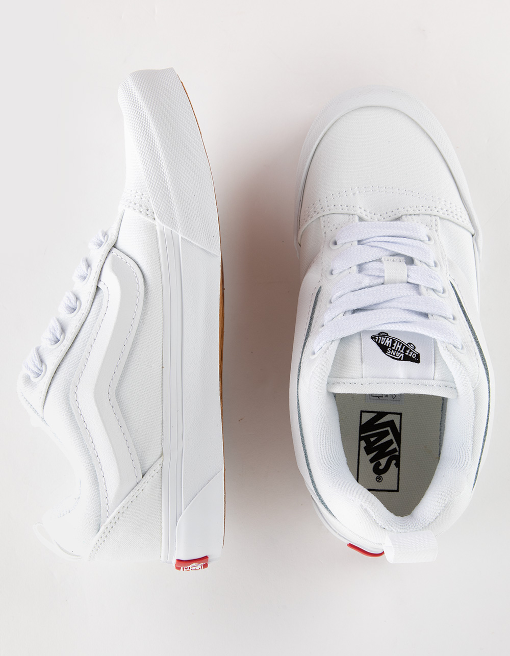 VANS Knu Skool Kids Shoes - WHITE