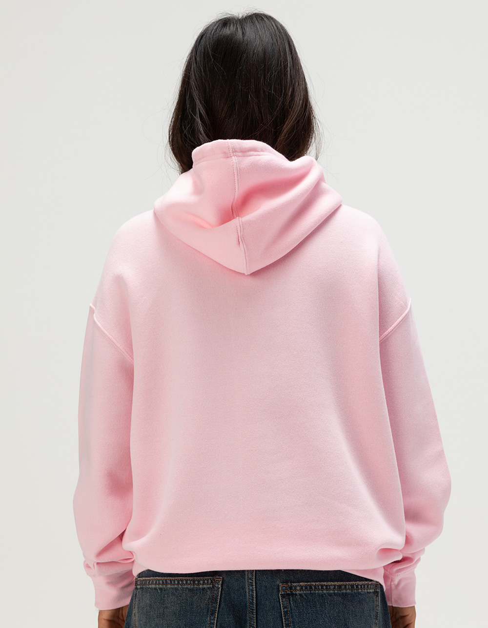 RSQ Womens 22 Chenille Patch Hoodie - PINK