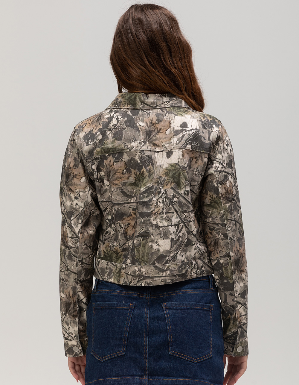 RSQ Womens Camo Trucker Jacket - CAMO