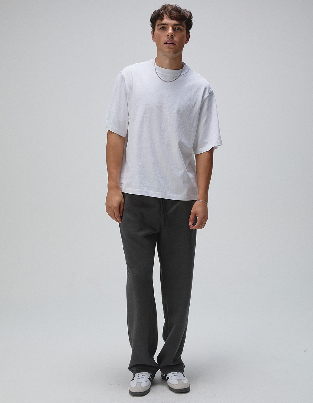 RSQ Mens Loose Fit Sweatpants - WASHED BLACK