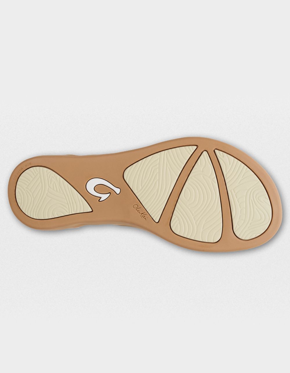 OLUKAI Ho‘ōpio Maluā Womens Flip Flops - WHITE