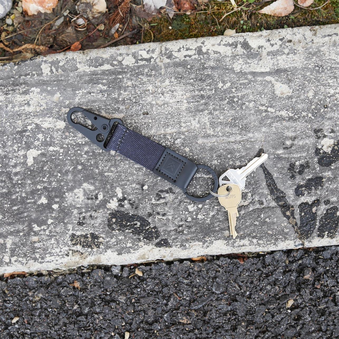 THREAD Black Keychain Clip - BLACK