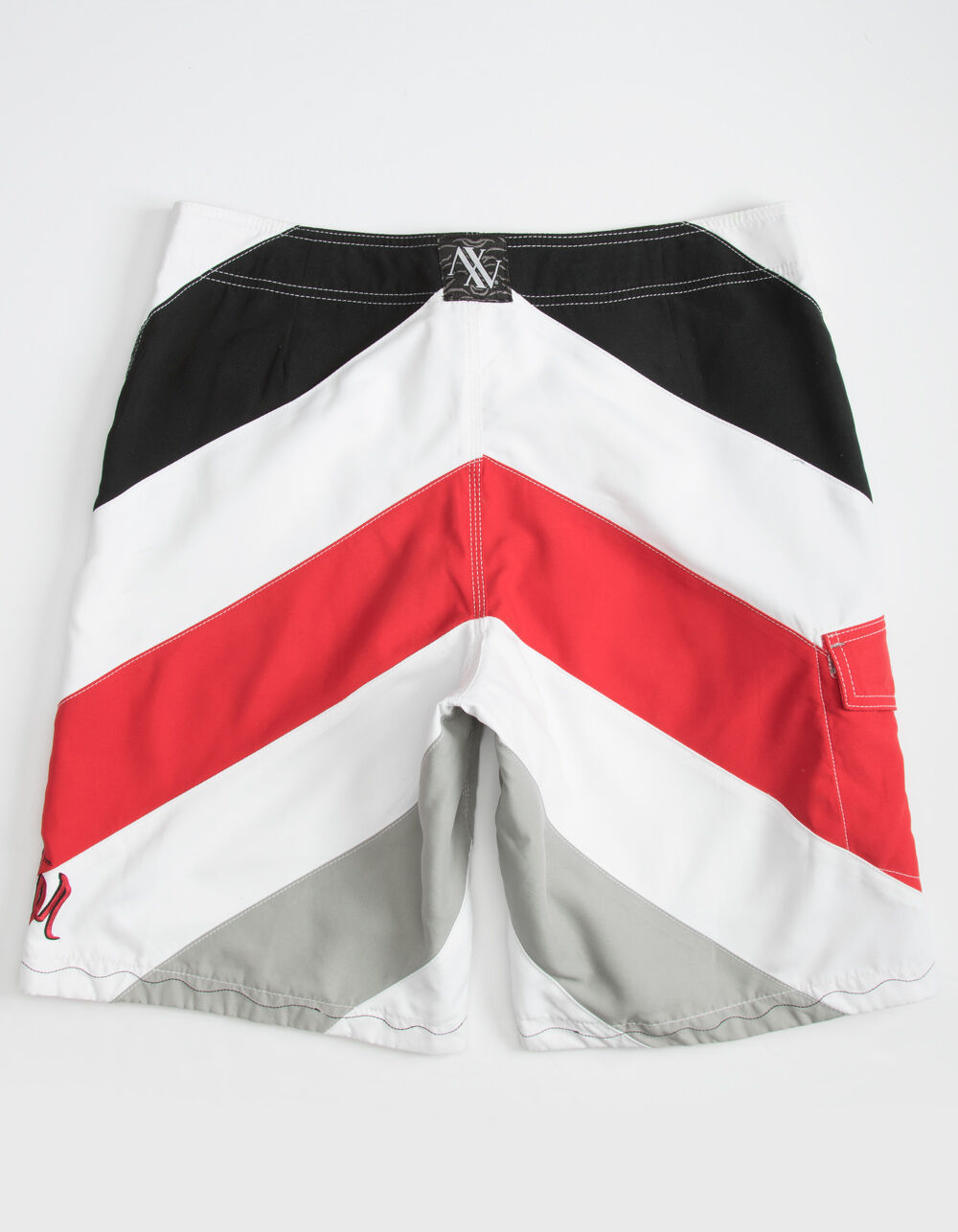 ATWATER Control Mens Boardshorts - BLK/WHT/RED | Tillys