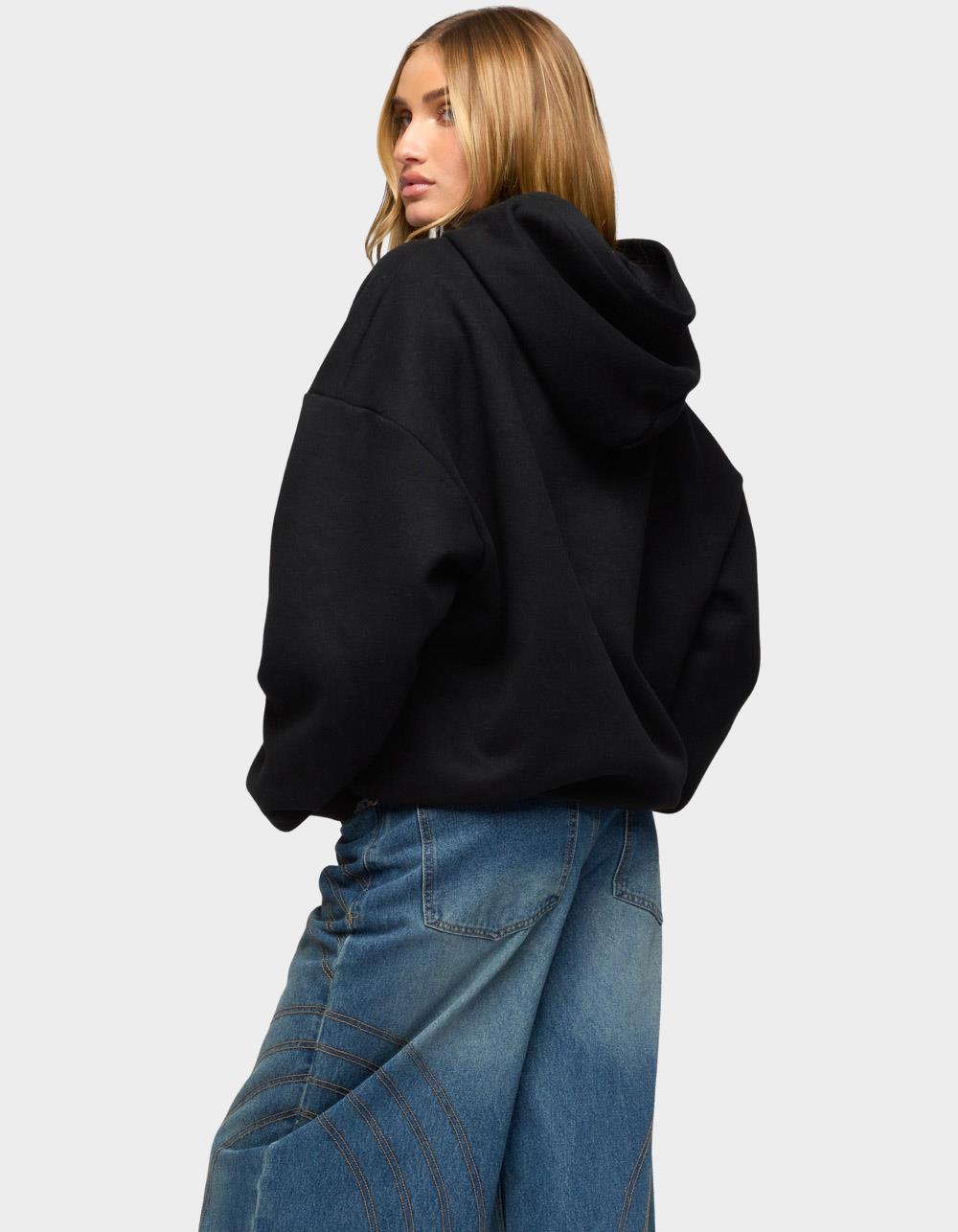 Edikted Camo Cutie Oversized Hoodie