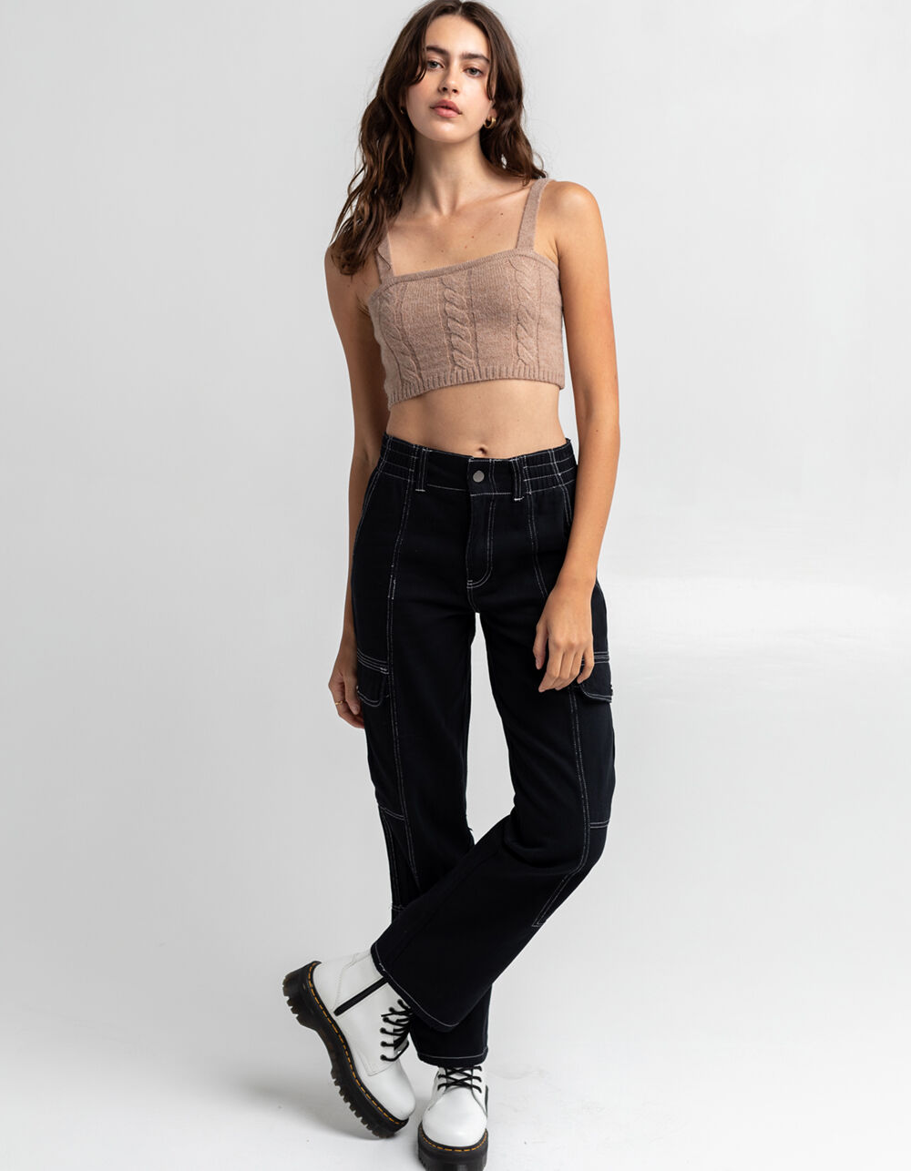 black cargo pant womens