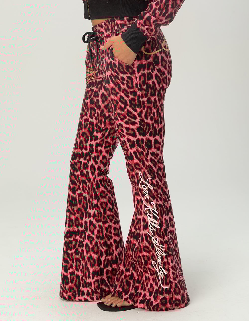 ED HARDY Panther Womens Sweatpants - LEOPARD