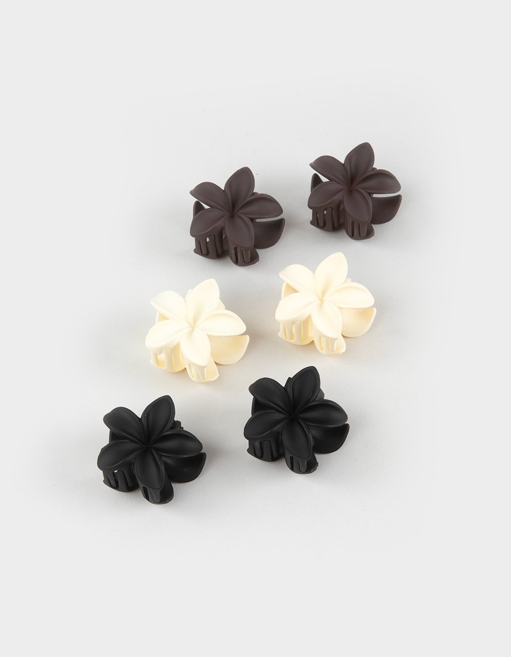 FULL TILT 6 Pack Mini Floral Clips - MULTI
