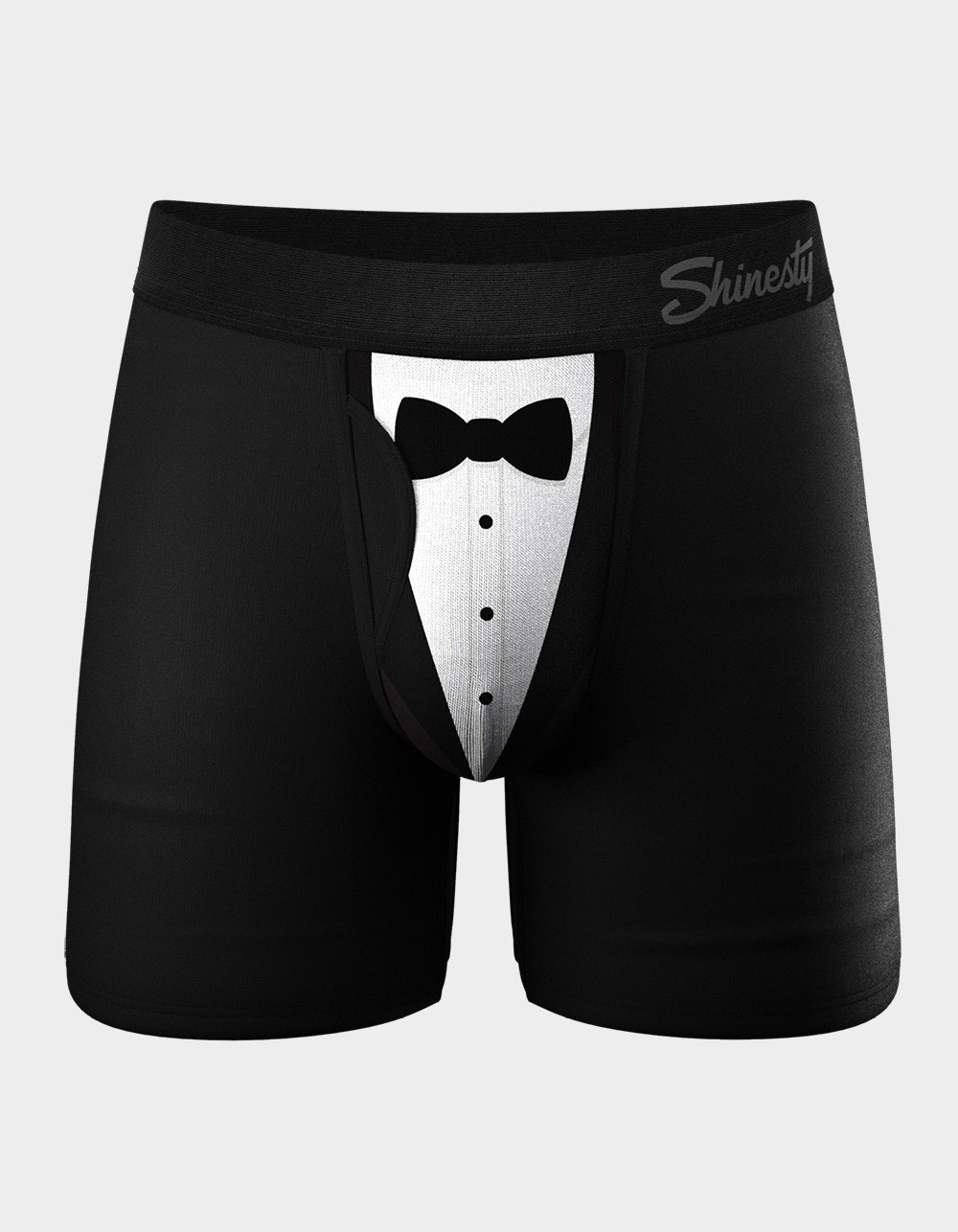 SHINESTY Tuxedo Mens Boxer Briefs - BLACK