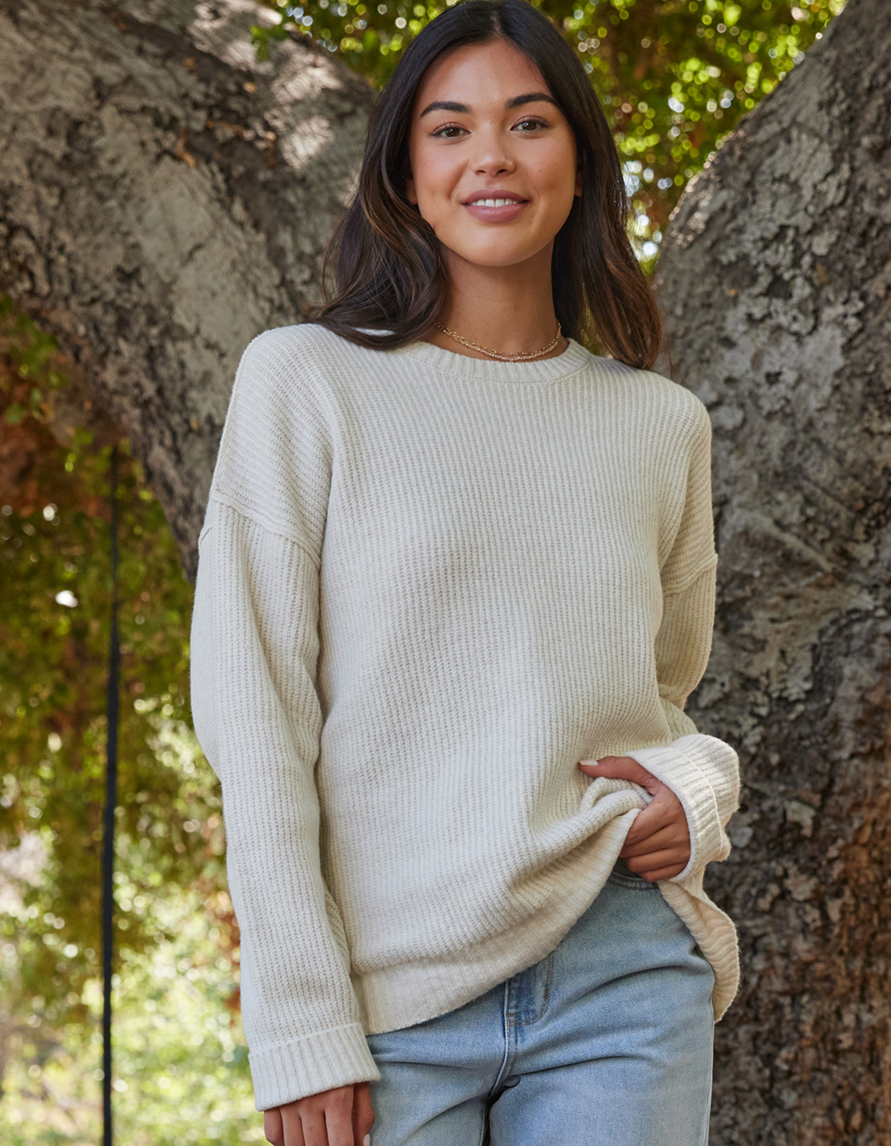 FULL TILT Womens Pullover Sweater - CREAM | Tillys