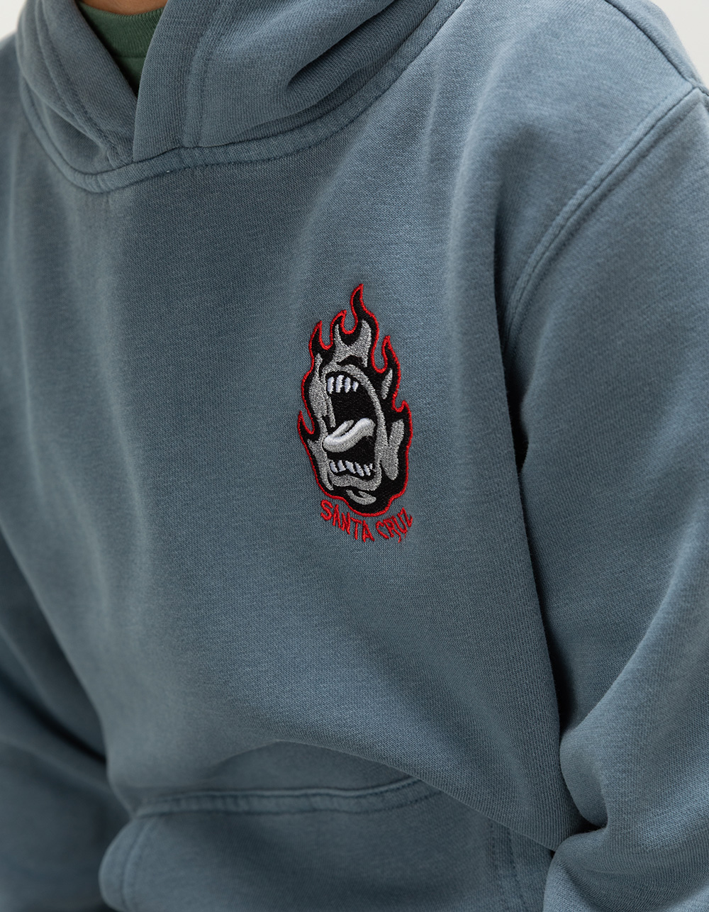 SANTA CRUZ Screaming Boys Hoodie - SLATE BLUE
