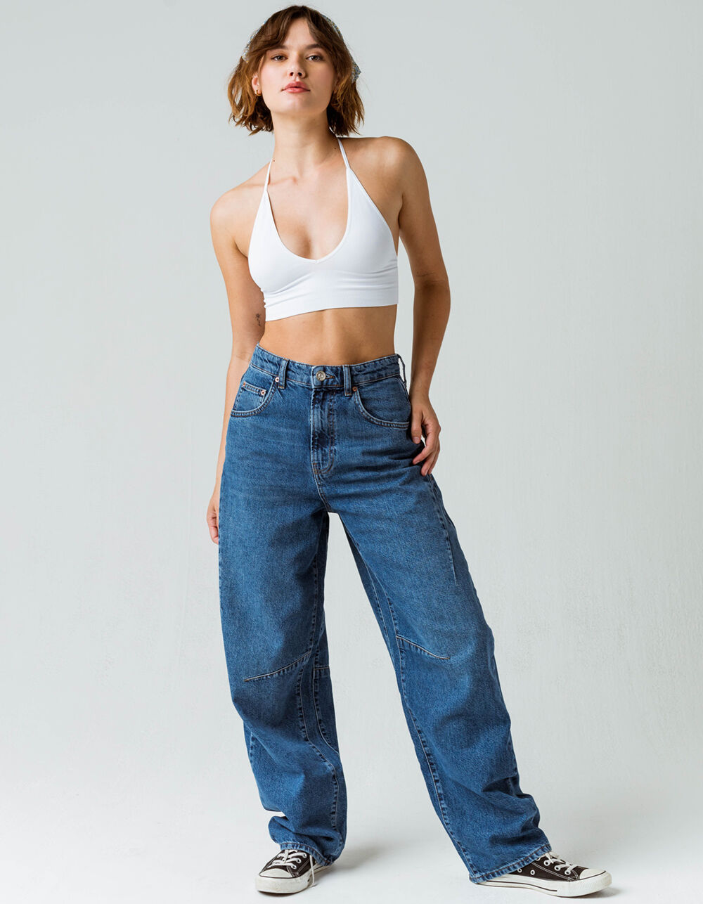 VINTAGE Outfitters Womens Barell DARK Jeans Logan - Urban | Leg Tillys BDG