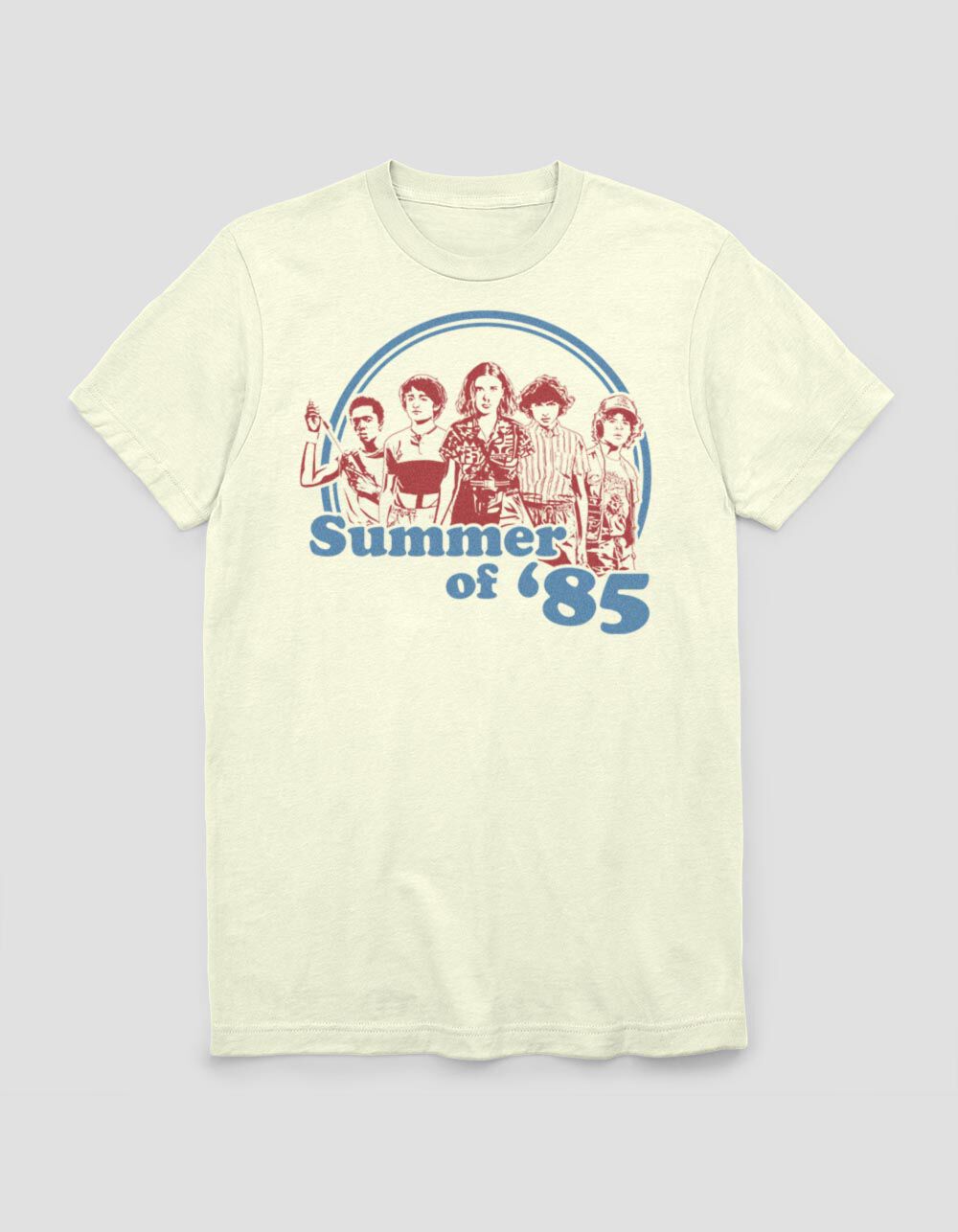 STRANGER THINGS Summer of '85 Unisex Tee - NATURAL