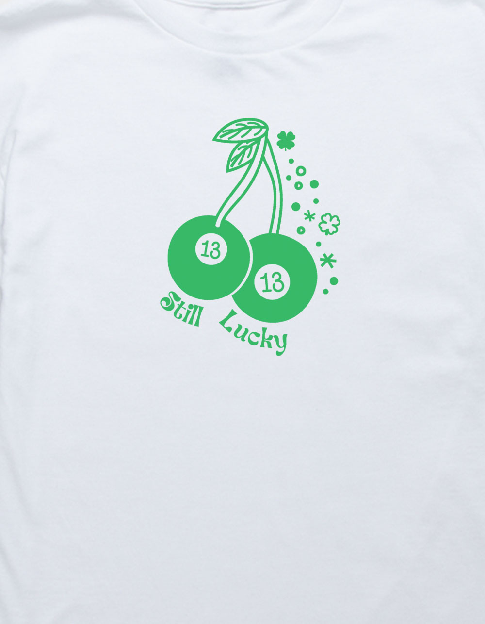 LUCKY 13 Charms Unisex Kids Tee - WHITE