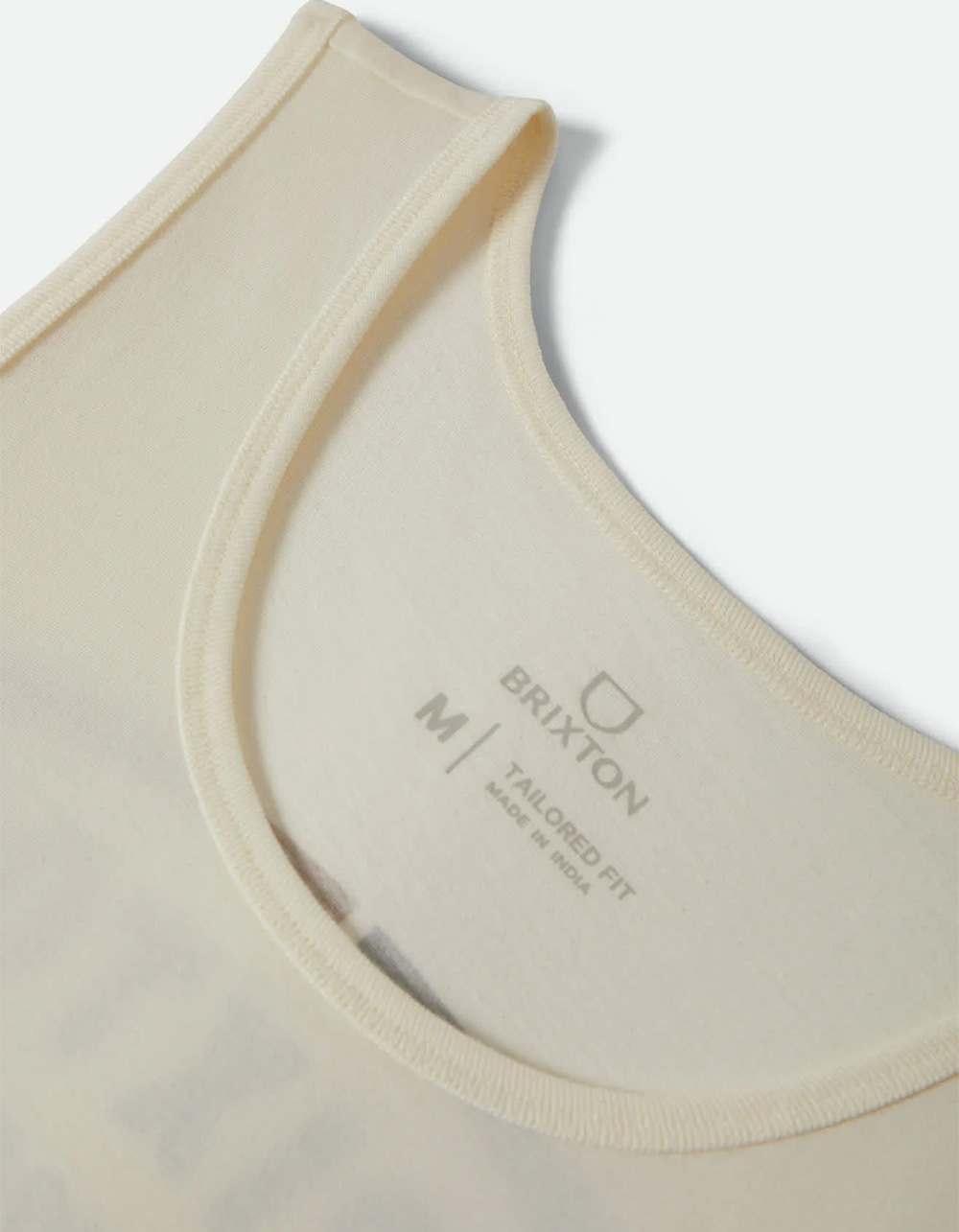 BRIXTON Rhett Mens Tank Top - OFF WHITE