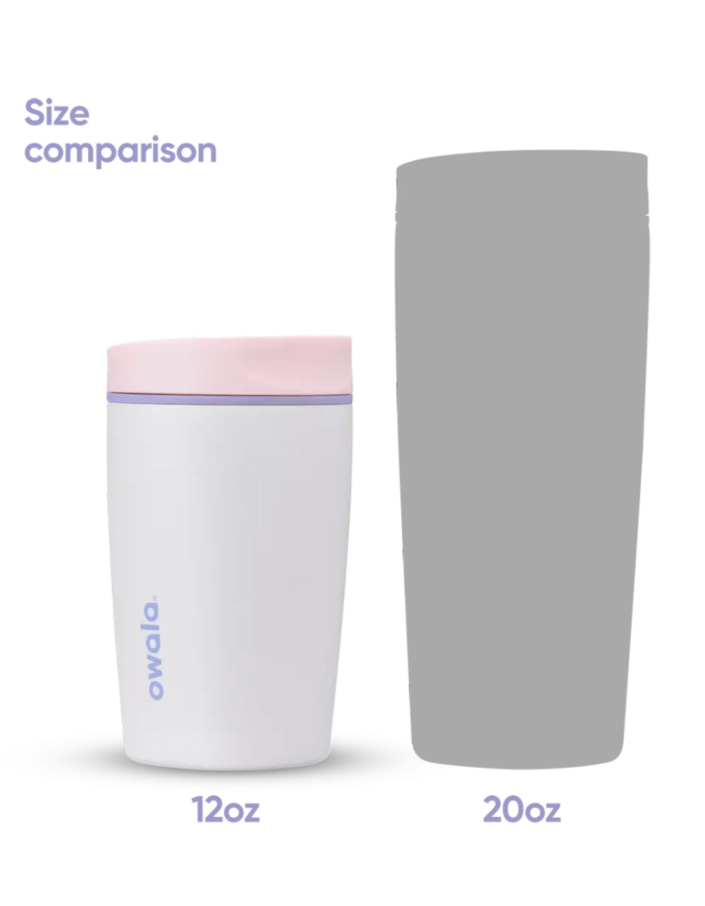 OWALA SmoothSip® Slider 12 oz Tumbler - CANDY COATED