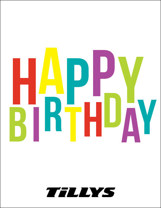 EGift Card Tillys 0888888 Tillys