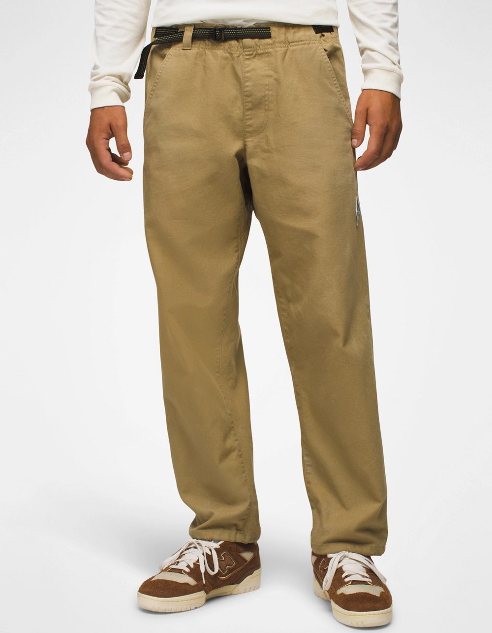PRANA Voyaged Mens Relaxed Straight Pants - TAN