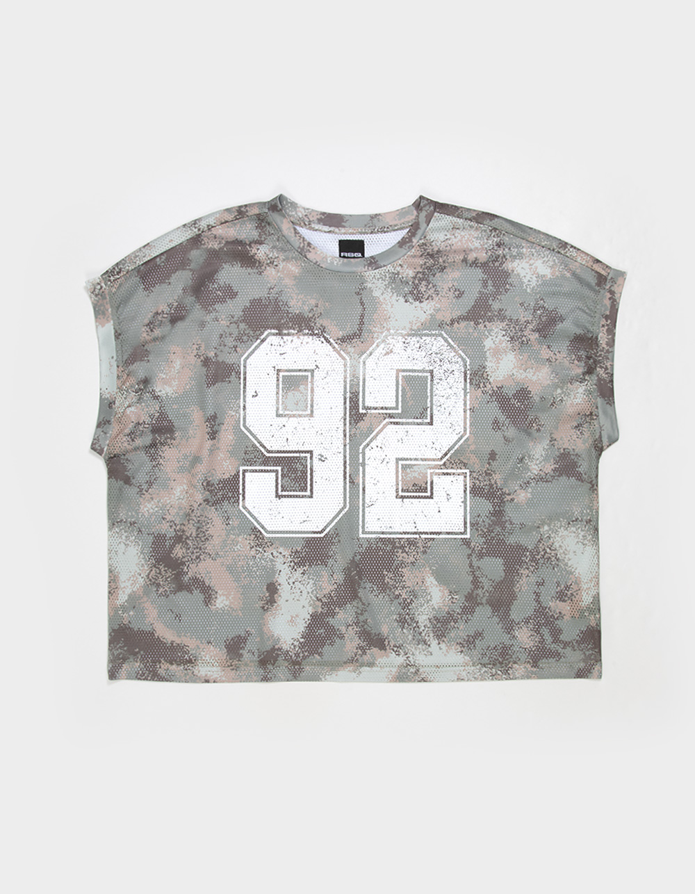 RSQ Mens Mesh Muscle Tee - CAMO GREEN