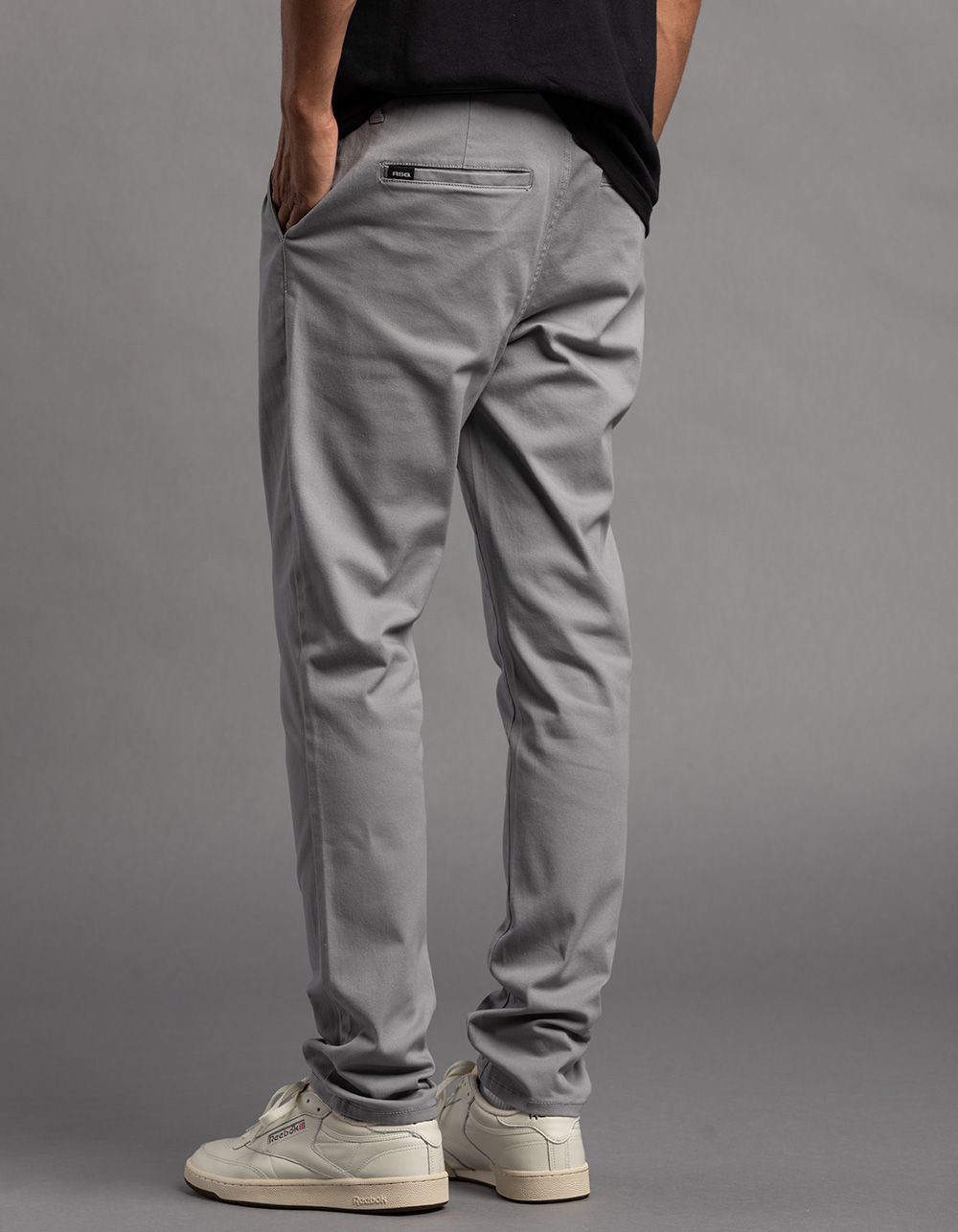 RSQ Mens Slim Taper Chino Pants - LIGHT GRAY