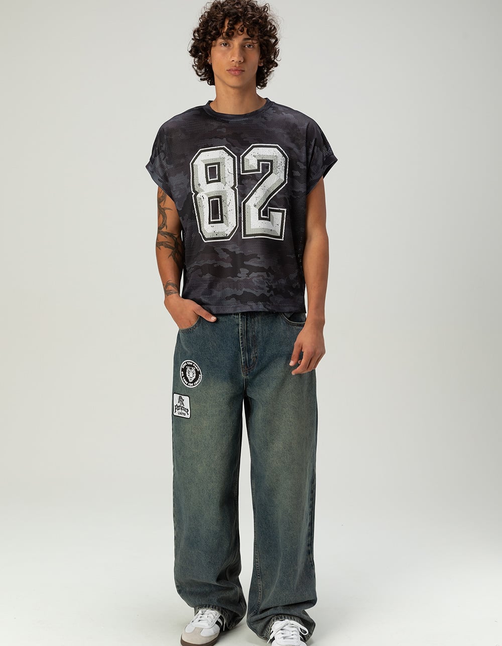 RSQ Mens Mesh Muscle Tee