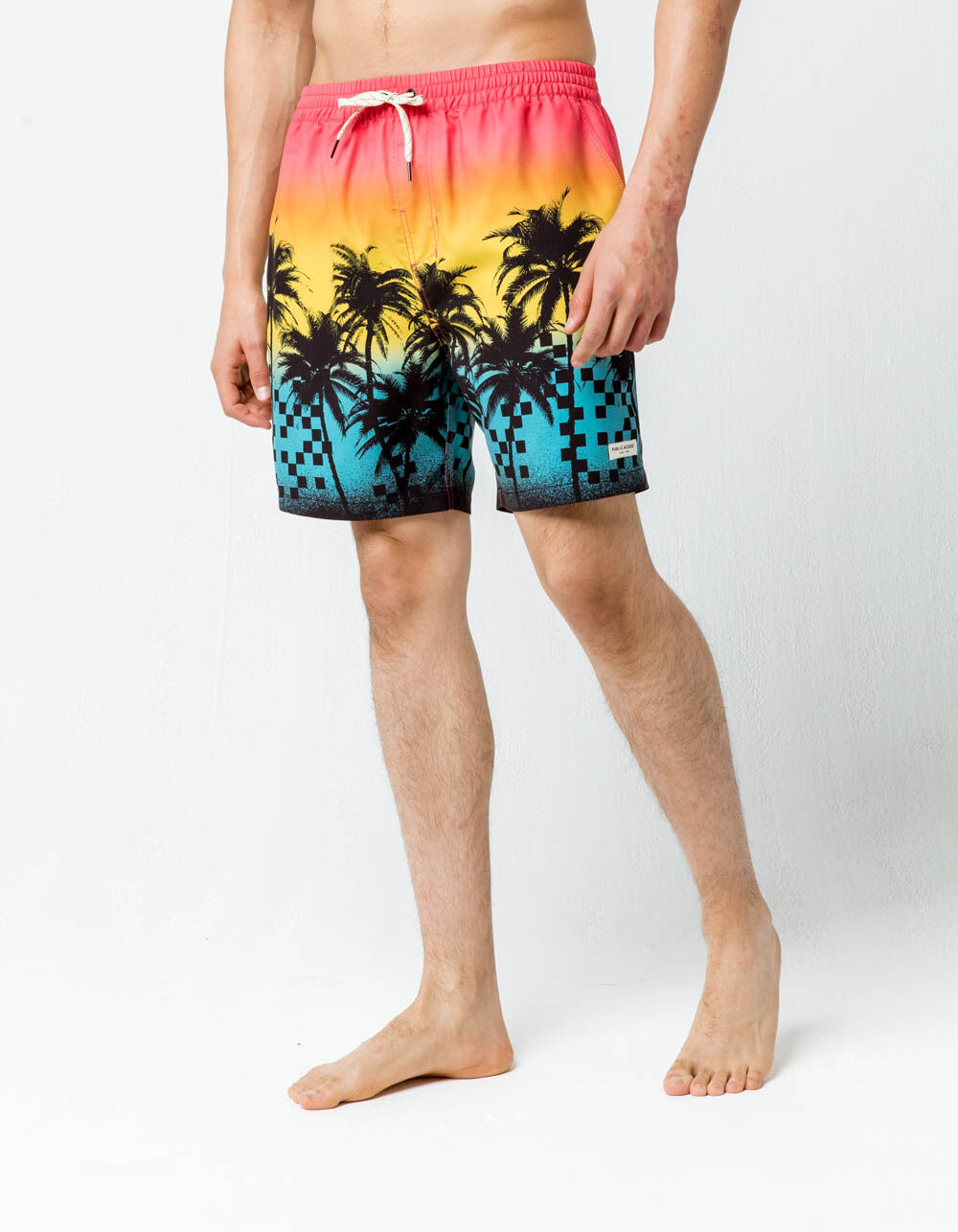 PUBLIC ACCESS Sunset Boulevard Mens Volley Shorts image number 3