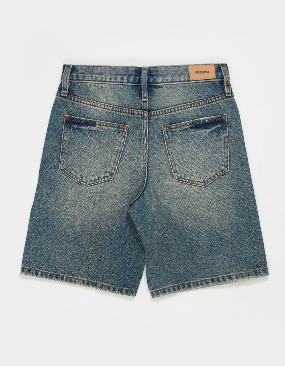 RSQ Boys Baggy Jorts - TINTED DENIM