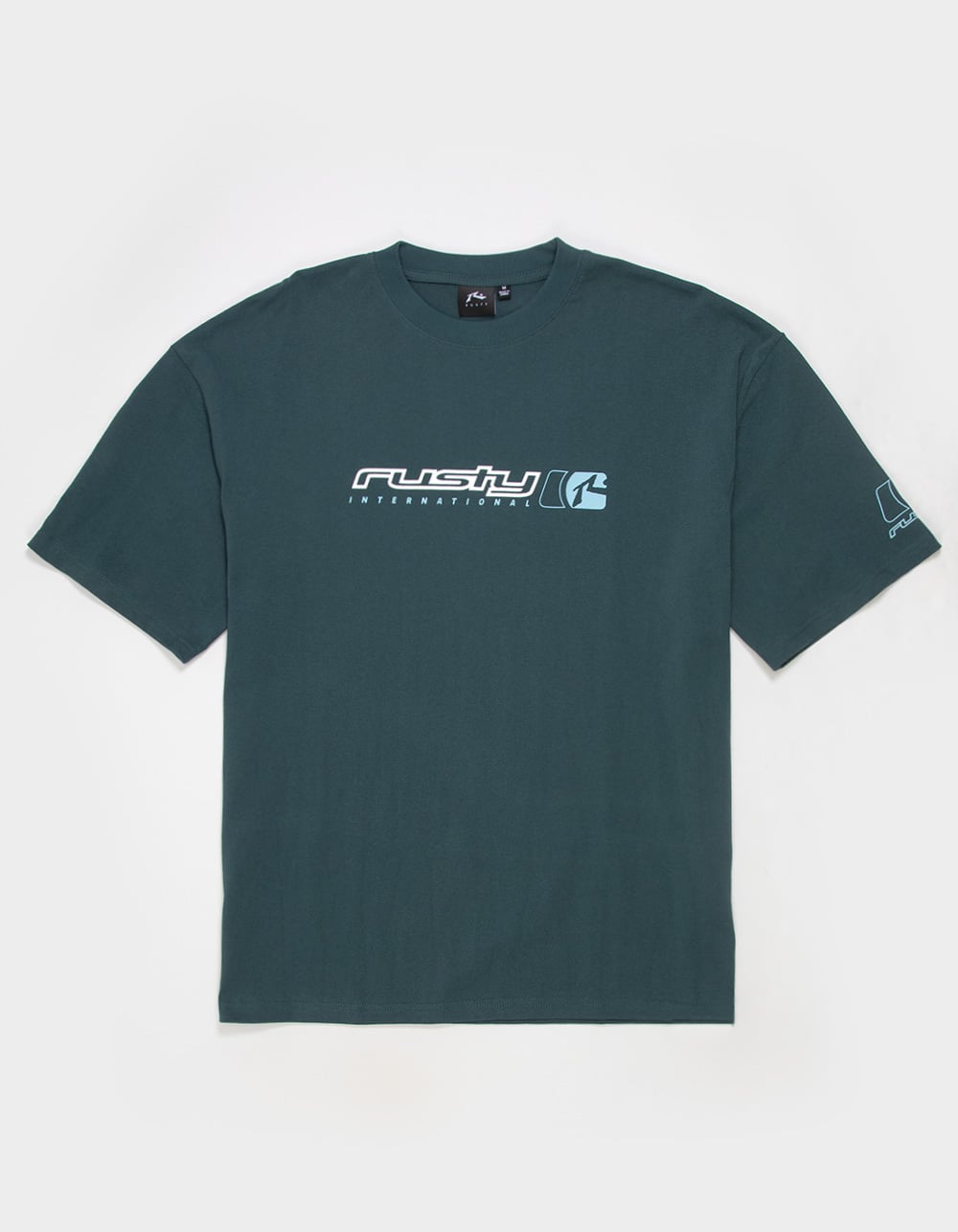 RUSTY Jetsetter Mens Tee - DARK BLUE