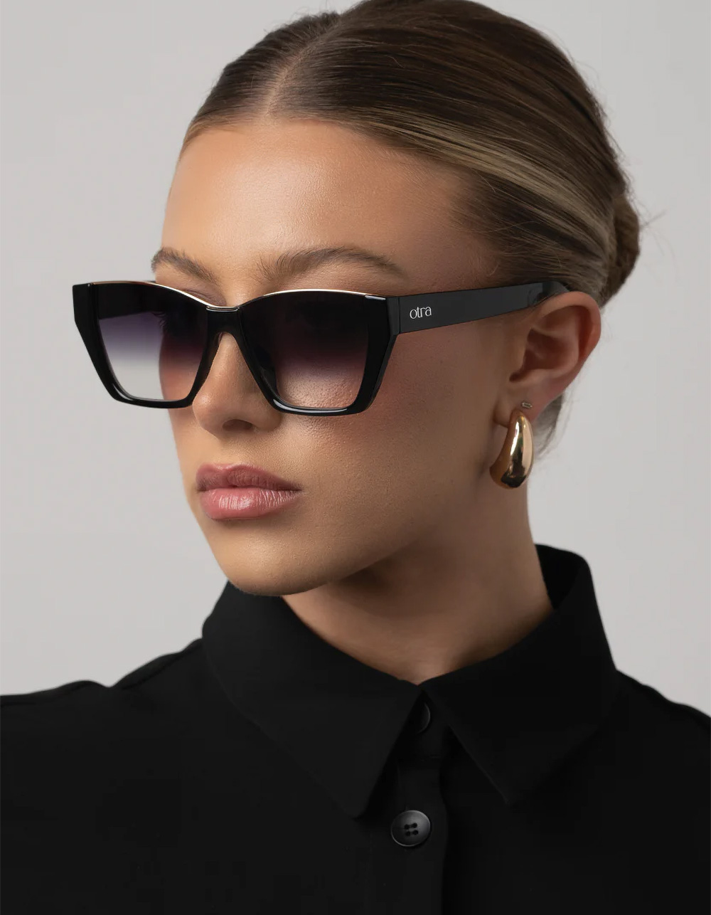 OTRA Belle Sunglasses - BLACK
