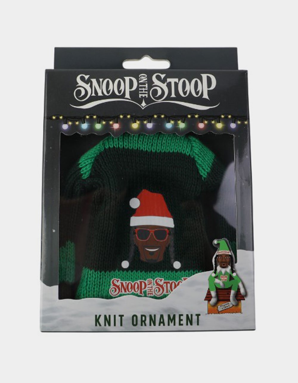 SNOOP DOGG Snoop On The Stoop Sweater Ornament - GREEN