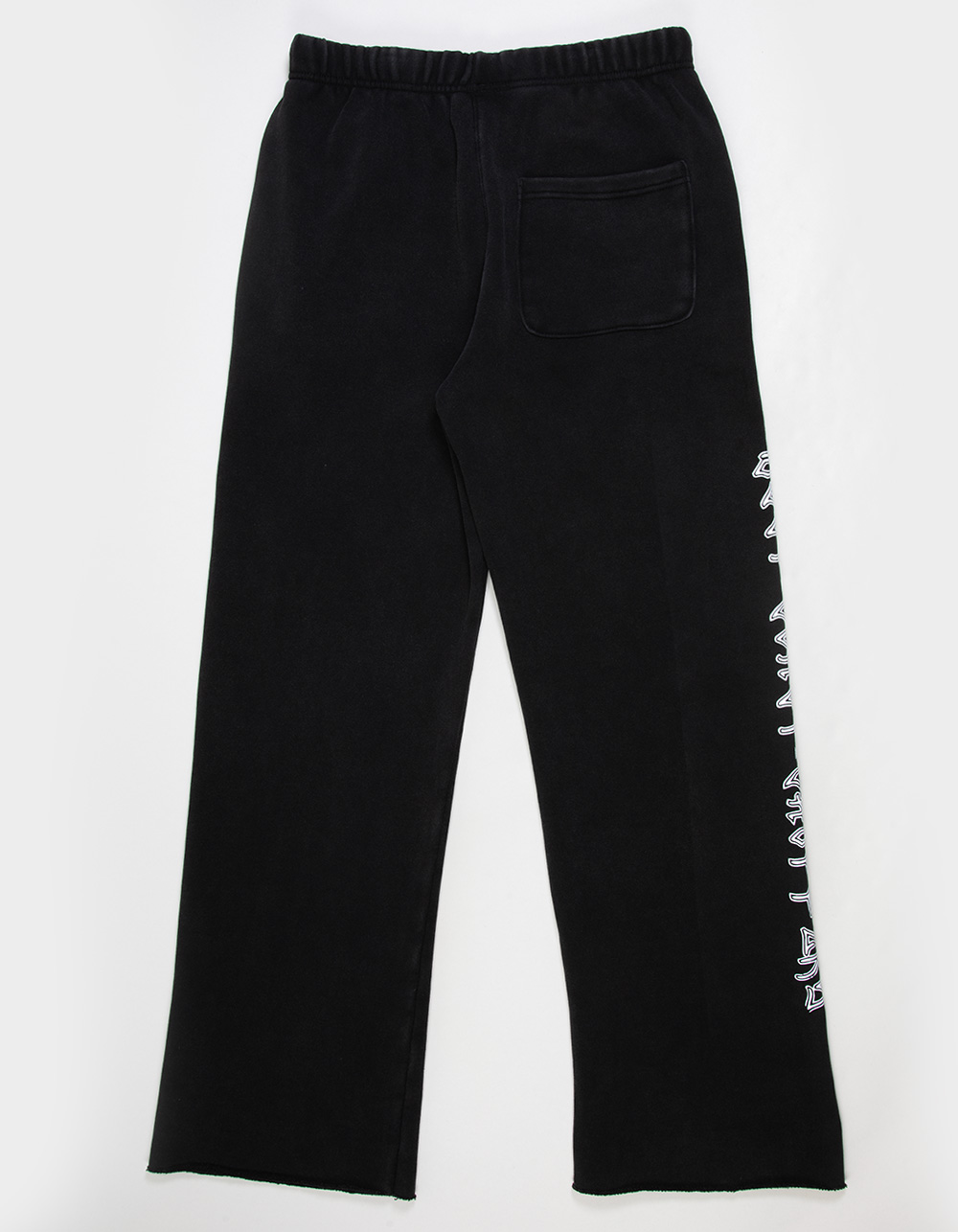 WEST COAST CHOPPERS Skeleton Moto Logo Mens Sweatpants - WASHED BLACK