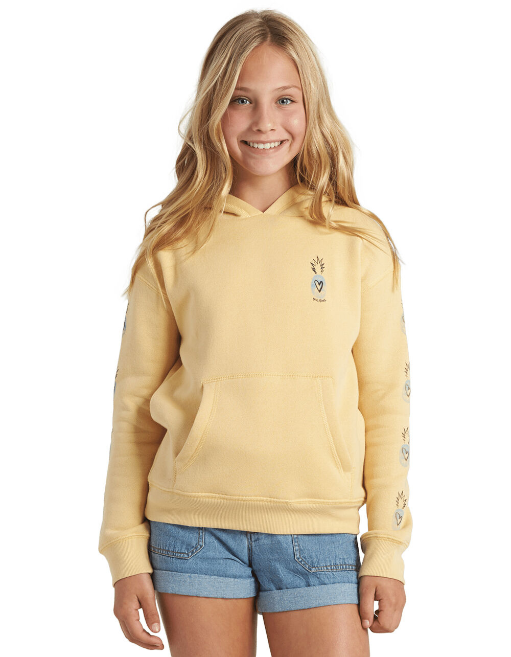 BILLABONG Love Fruit Girls Hoodie YELLOW Tillys