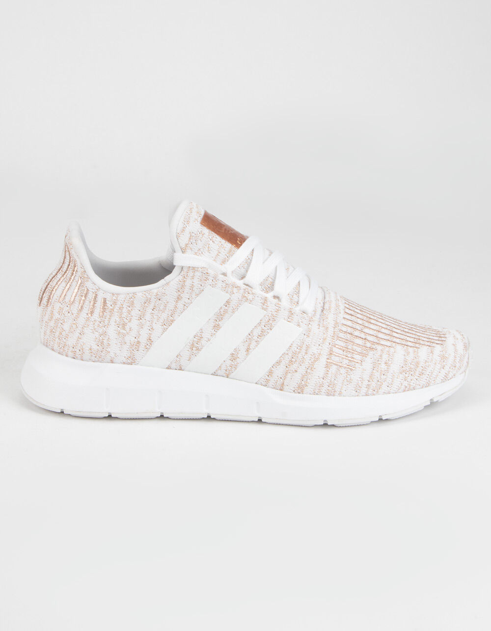 strong delinquency Performance ADIDAS Swift Run White & Rose Gold Womens Shoes - WHITE COMBO | Tillys