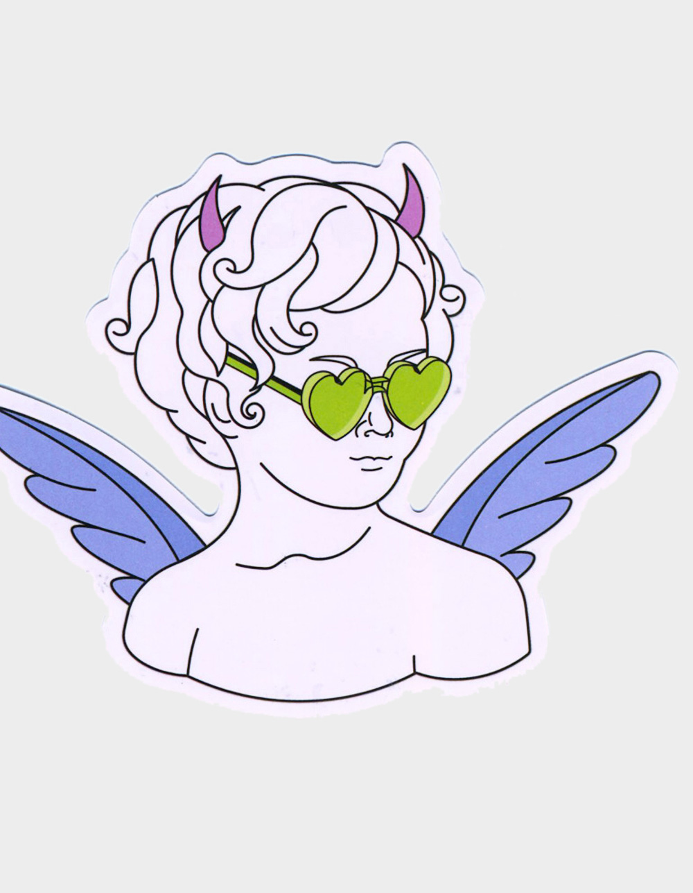 Little Angel Sticker - MULTI