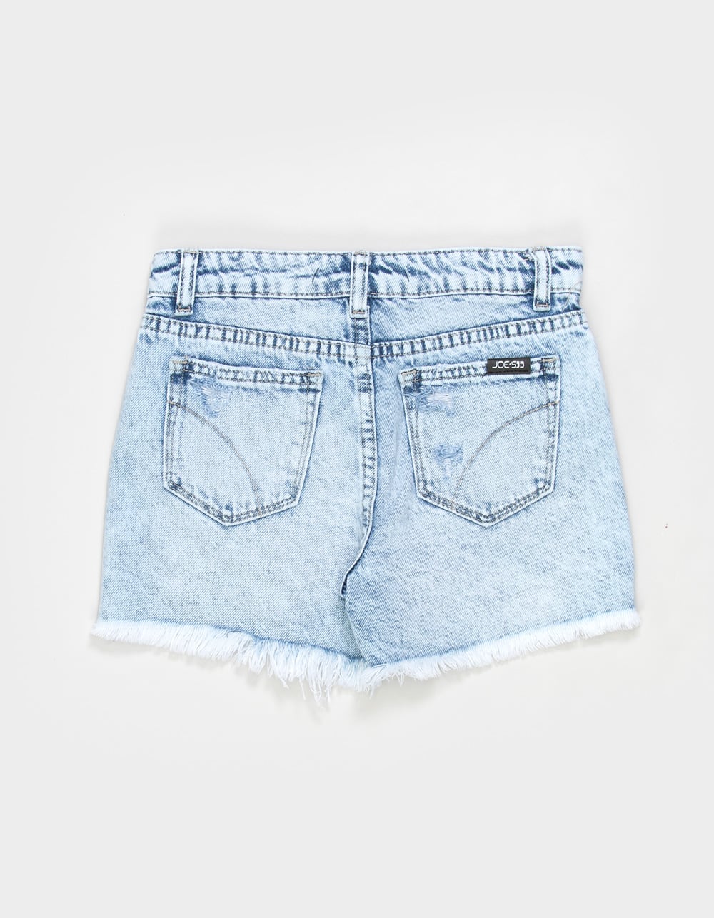 JOE'S JEANS Ozzie Girls Ripped Shorts - LIGHT WASH