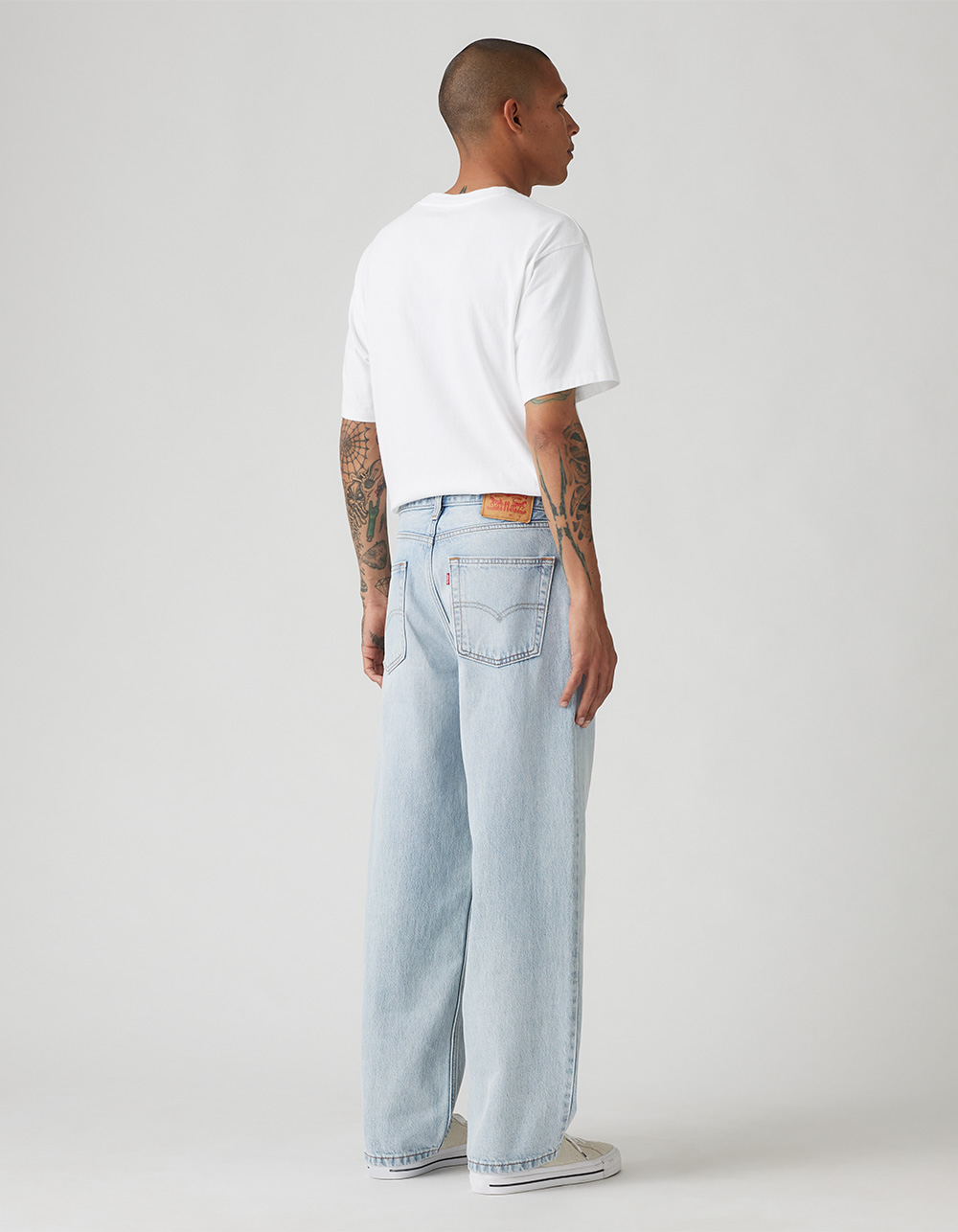LEVI'S 578 Baggy Mens Jeans - Bag Secured LIGHT WASH